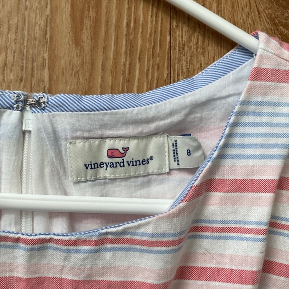 Vineyard Vines striped Tassled Jumpsuit. Size-8 - Picture 7 of 10